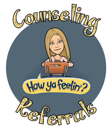 Picture of counselor asking how you are feeling and if you would like to make a counseling referral